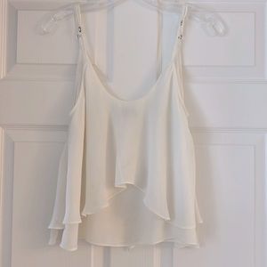 Show Me your Mumu S - Cream/white flowy blouse